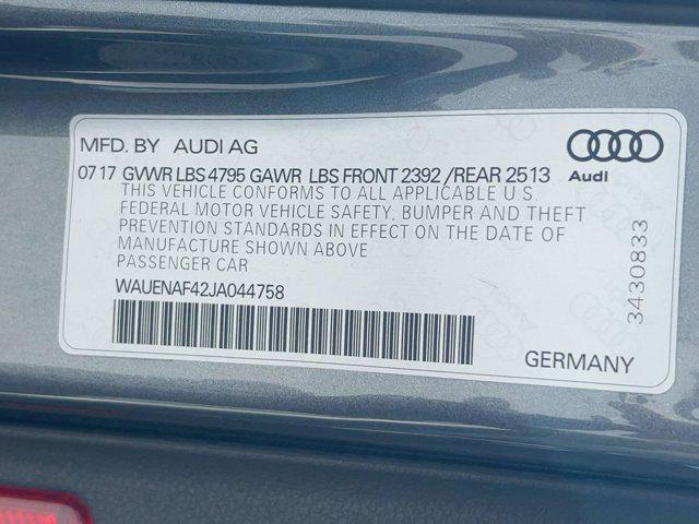 used 2018 Audi A4 car, priced at $16,999