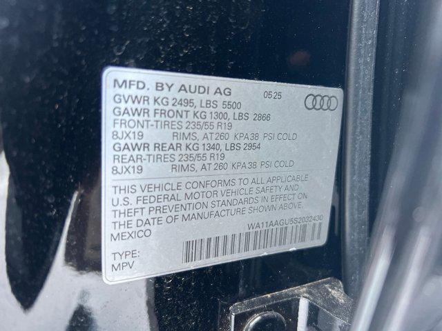 new 2025 Audi Q5 car, priced at $56,441