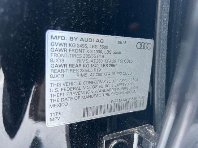 new 2025 Audi Q5 car, priced at $56,441