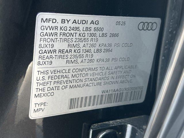 new 2025 Audi Q5 car, priced at $56,441