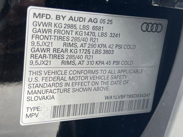 new 2025 Audi Q7 car, priced at $72,841