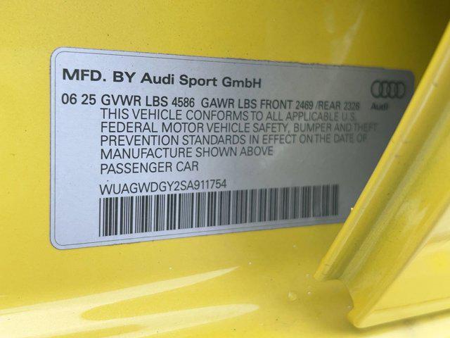 new 2025 Audi RS 3 car, priced at $74,441