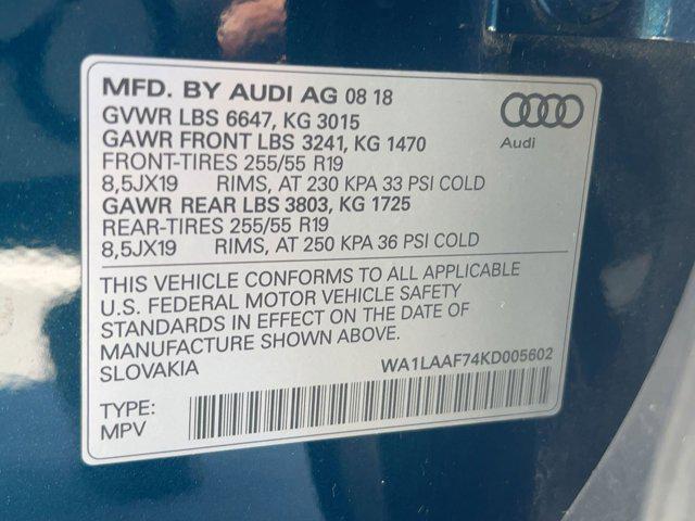 used 2019 Audi Q7 car, priced at $18,998