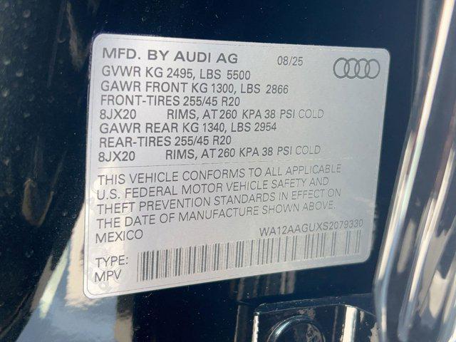 new 2025 Audi Q5 car, priced at $58,851