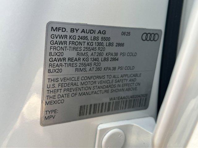new 2025 Audi Q5 Sportback car, priced at $61,511