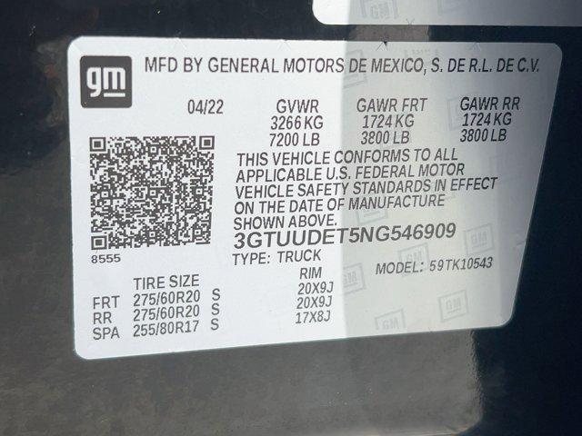 used 2022 GMC Sierra 1500 car, priced at $47,999