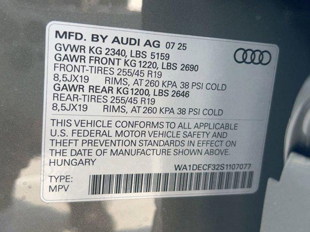 new 2025 Audi Q3 car, priced at $43,801
