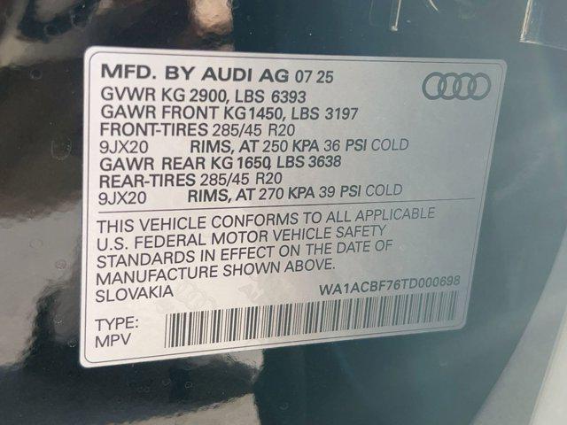 new 2026 Audi Q7 car, priced at $66,771