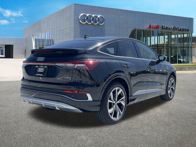 new 2025 Audi Q4 e-tron Sportback car, priced at $57,183