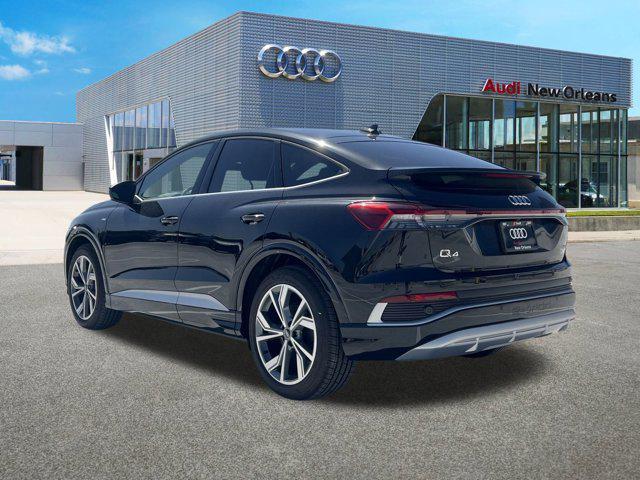 new 2025 Audi Q4 e-tron Sportback car, priced at $57,183
