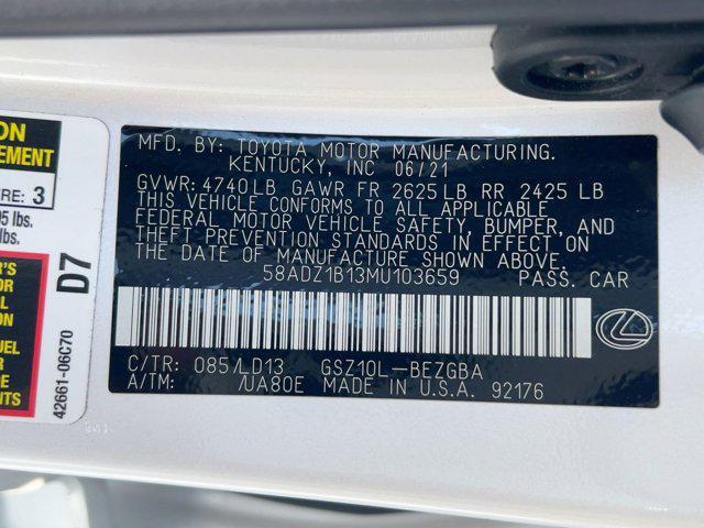 used 2021 Lexus ES 350 car, priced at $34,999