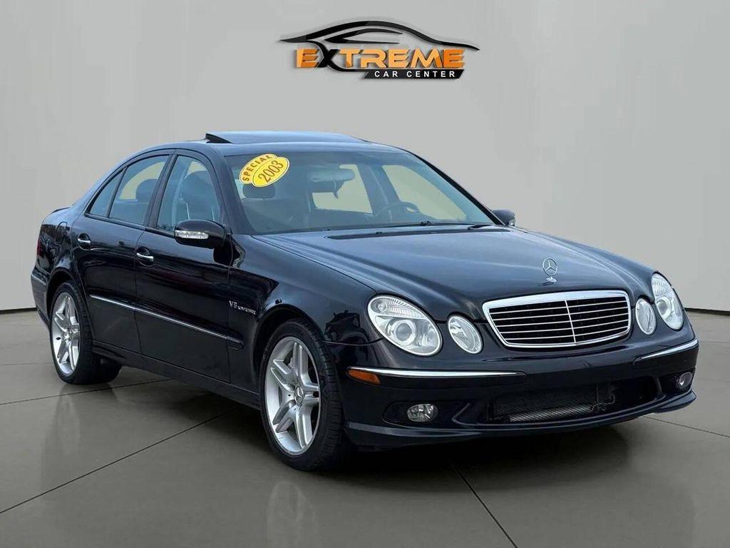 used 2003 Mercedes-Benz E-Class car, priced at $14,995