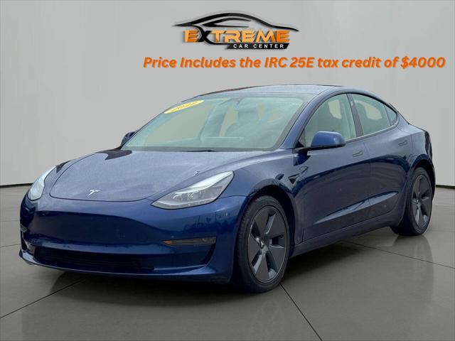 used 2022 Tesla Model 3 car, priced at $18,995