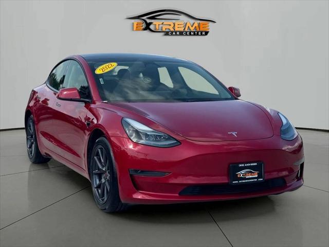 used 2022 Tesla Model 3 car, priced at $17,495