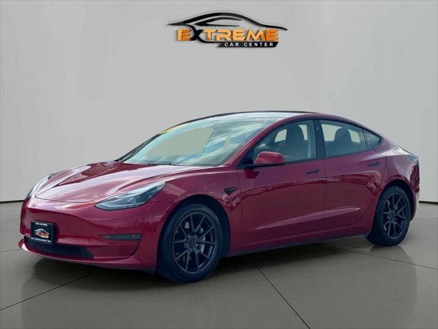 used 2022 Tesla Model 3 car, priced at $17,495