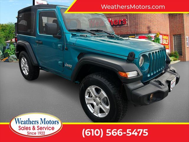 used 2020 Jeep Wrangler car, priced at $24,402