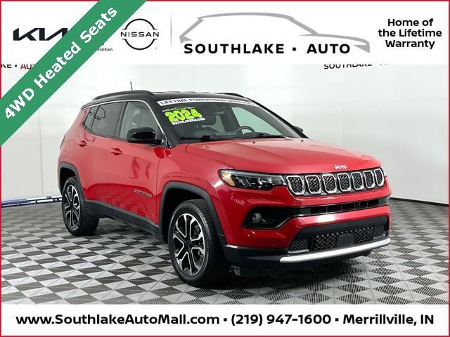 used 2024 Jeep Compass car, priced at $21,991