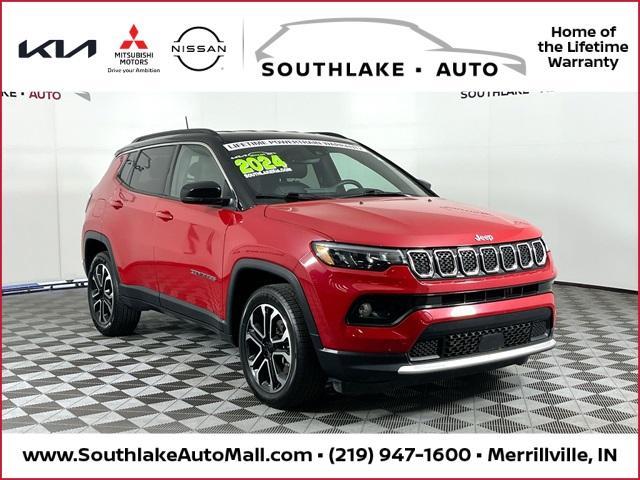 used 2024 Jeep Compass car, priced at $23,998