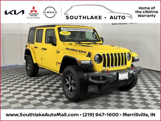 used 2018 Jeep Wrangler Unlimited car, priced at $36,878