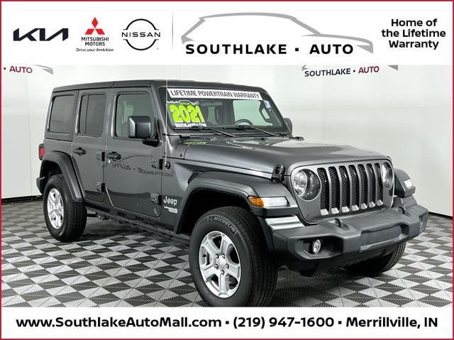 used 2021 Jeep Wrangler Unlimited car, priced at $31,807