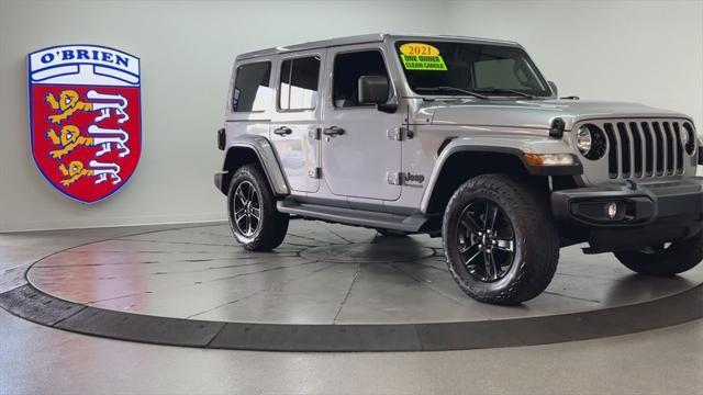 used 2021 Jeep Wrangler Unlimited car, priced at $34,100