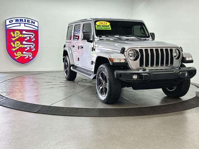 used 2021 Jeep Wrangler Unlimited car, priced at $34,100