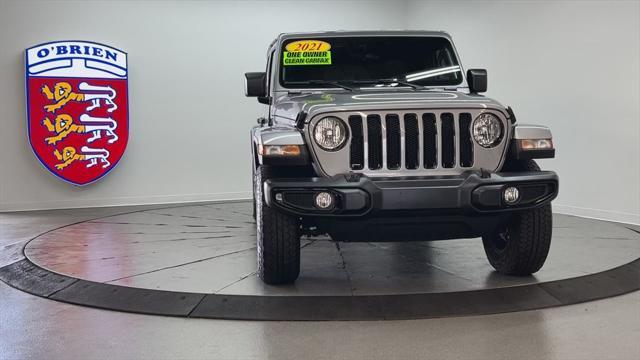 used 2021 Jeep Wrangler Unlimited car, priced at $34,100