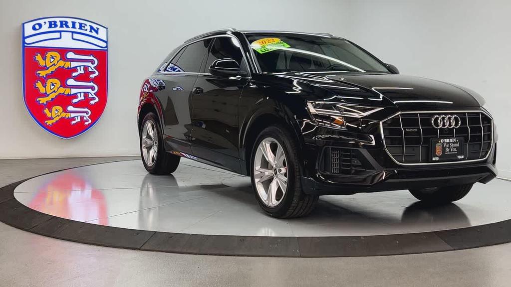 used 2022 Audi Q8 car, priced at $39,500