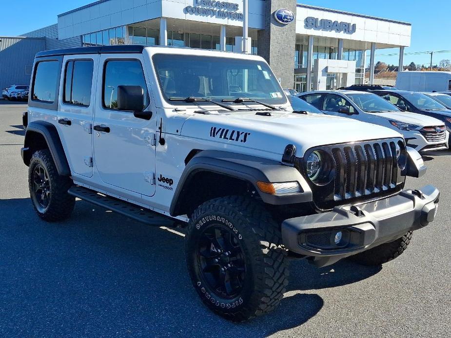 used 2021 Jeep Wrangler Unlimited car, priced at $31,505