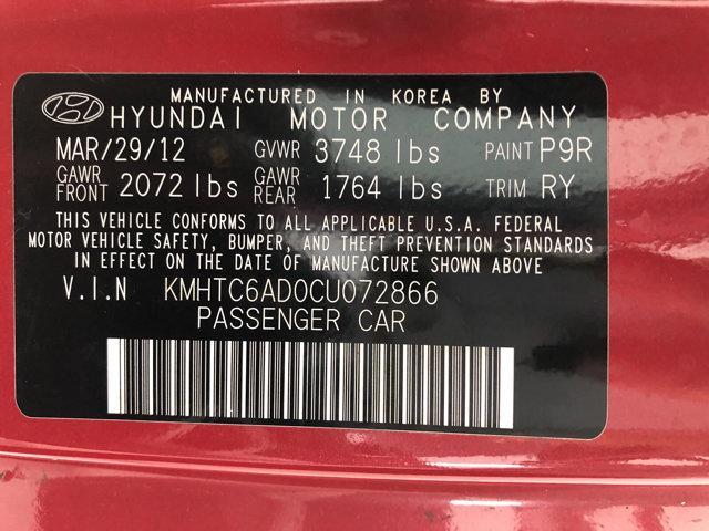used 2012 Hyundai Veloster car, priced at $9,999