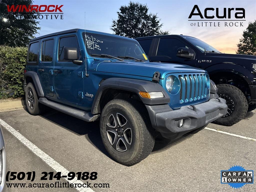 used 2020 Jeep Wrangler Unlimited car, priced at $22,500