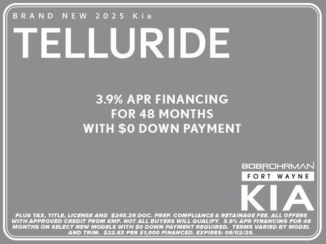 new 2025 Kia Telluride car, priced at $46,409