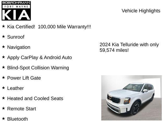 used 2024 Kia Telluride car, priced at $35,514