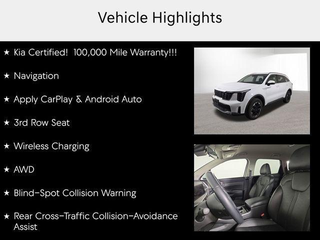 used 2024 Kia Sorento car, priced at $32,980