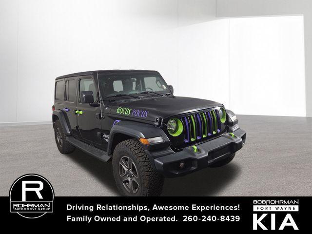 used 2018 Jeep Wrangler Unlimited car, priced at $23,569