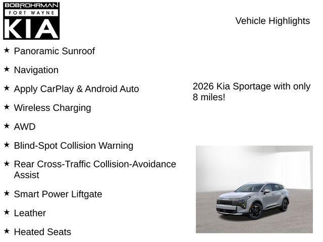 new 2026 Kia Sportage Hybrid car, priced at $35,102