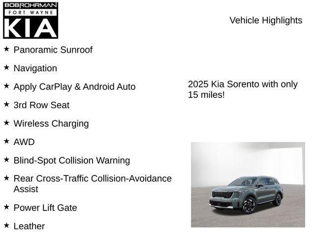 new 2025 Kia Sorento Hybrid car, priced at $37,910
