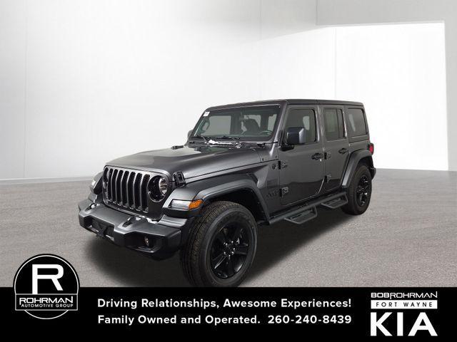 used 2021 Jeep Wrangler Unlimited car, priced at $29,596