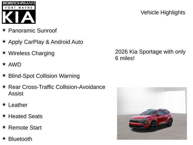 new 2026 Kia Sportage car, priced at $35,559