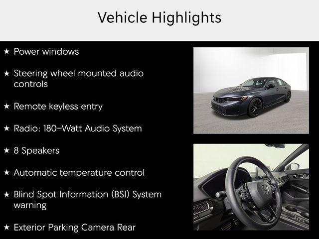 used 2025 Honda Civic car, priced at $27,519