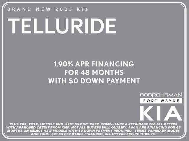 new 2025 Kia Telluride car, priced at $40,450