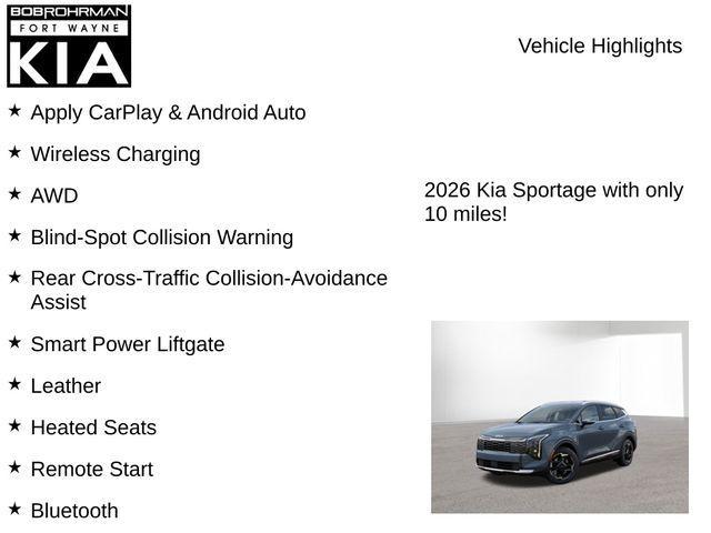 new 2026 Kia Sportage Hybrid car, priced at $33,507