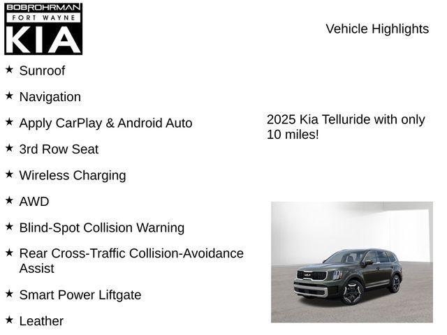 new 2025 Kia Telluride car, priced at $44,535