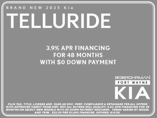 new 2025 Kia Telluride car, priced at $46,434