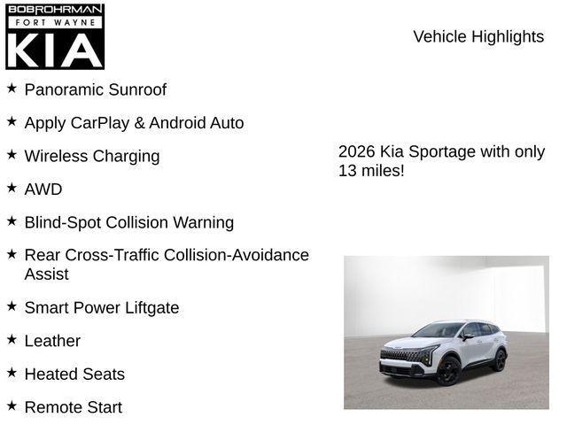 new 2026 Kia Sportage Hybrid car, priced at $35,968