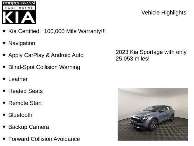 used 2023 Kia Sportage car, priced at $25,413