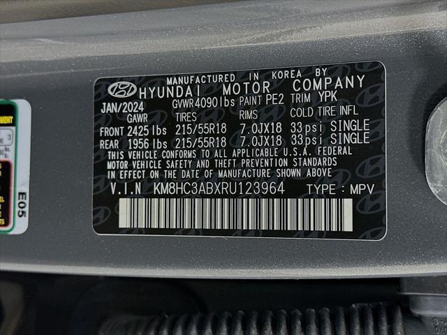 new 2024 Hyundai Kona car, priced at $29,910