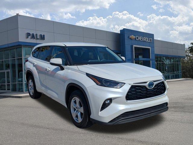 used 2022 Toyota Highlander Hybrid car, priced at $35,489