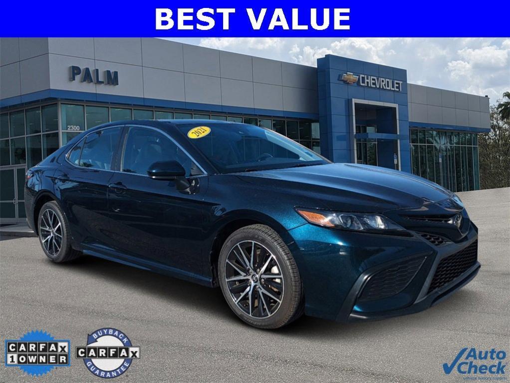 used 2021 Toyota Camry car, priced at $19,989