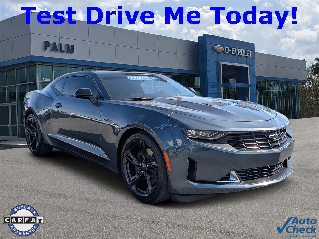 used 2021 Chevrolet Camaro car, priced at $35,573
